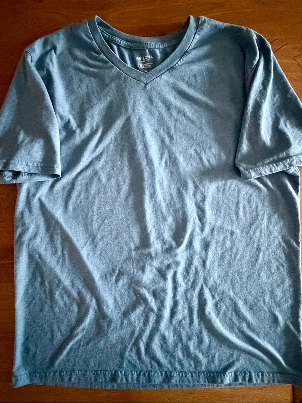 Arizona Jean Company Men's V-Neck T-Shirt in Slate Blue